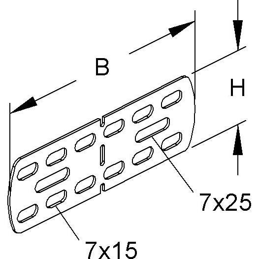 Niedax - Verbinder für Kabeltragsystem Verbinder RVV 50 E5