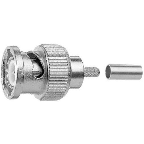 Telegärtner - Koax-Steckverbinder BNC-Kabelstecker f.Video 100027501 CR 0,6/3,7 RG59B/U