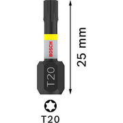 Bosch - Bit PRO Impact Bit, T20 2608522474 25 mm, 2-tlg