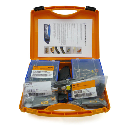 Televes - Koax-Steckverbinder Kompressionsstecker-Set PPS6000 F- + IEC-Technik