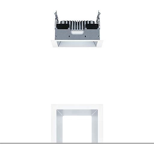 Zumtobel Group - Downlight/Strahler/Flutlicht LED - Deckeneinbauleuchte PANOS EVO #60816080 Q140L 840 LDO SM WH