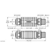 Turck - Adapter für Befehlsgeräte Adapter AD-FKM5.414-FSM4.4