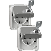 Merten - Steckdose SCHUKO-Steckdose MEG2418-8029 lichtgrau