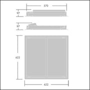 Thorn - Decken-/Wandleuchte LED-Einbauleuchte IQ WAVE #92900330 4000K Q622