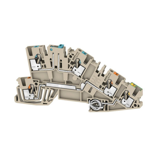 Weidmüller - Installations-Etagenklemme Installationsklemme AITB 2.5 NDT-L-PE − 50 Stück