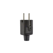 ABL - Schutzkontaktstecker Compact Stecker 100000044 1505 SK+F/B TPE sw − 20 Stück