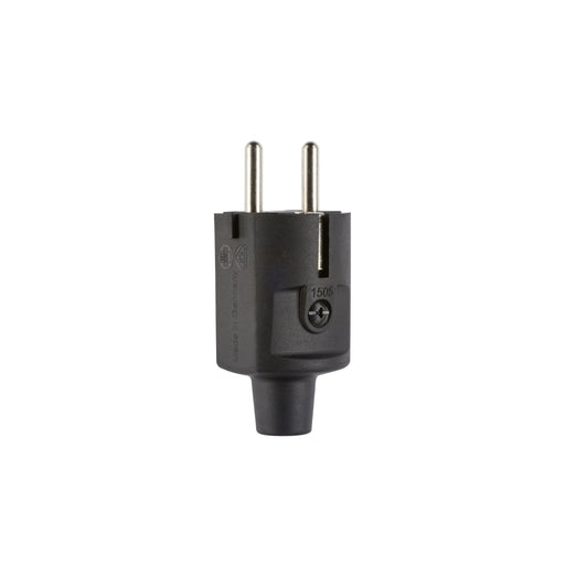 ABL - Schutzkontaktstecker Compact Stecker 100000044 1505 SK+F/B TPE sw − 20 Stück