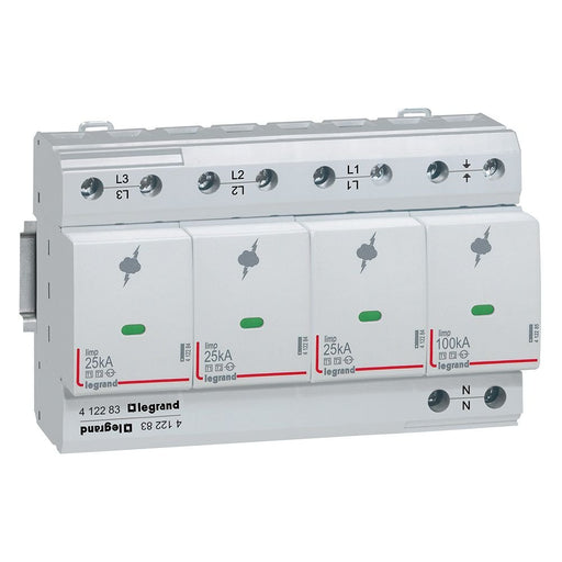 Legrand - Überspannungsableiter für Energietechnik/Stromversorgung Kombiableiter Legrand 412283 Typ 1+2, 3+1