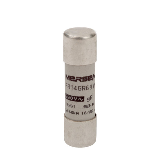 Mersen - Zylindrische Sicherung Sicherungseinsatz zylindr. FR14GR69V6 gR 14x51 6A − 10 Stück