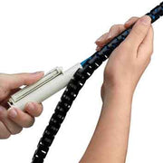 Panduit - Kabelbündelungsschlauch Kabelschutzschlauch PW75F-C natur L=30,5m