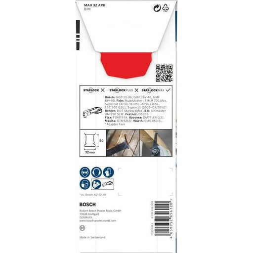 Bosch - Blatt für Oszillierer PRO MAII 32 APB Blatt für 2608669133 Multifunktionswerkze