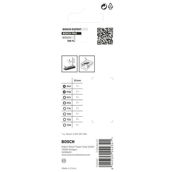 Bosch - Bit-Set PRO Impact Schrauberbit 2608521U61VE(8) Set − 5 Packung