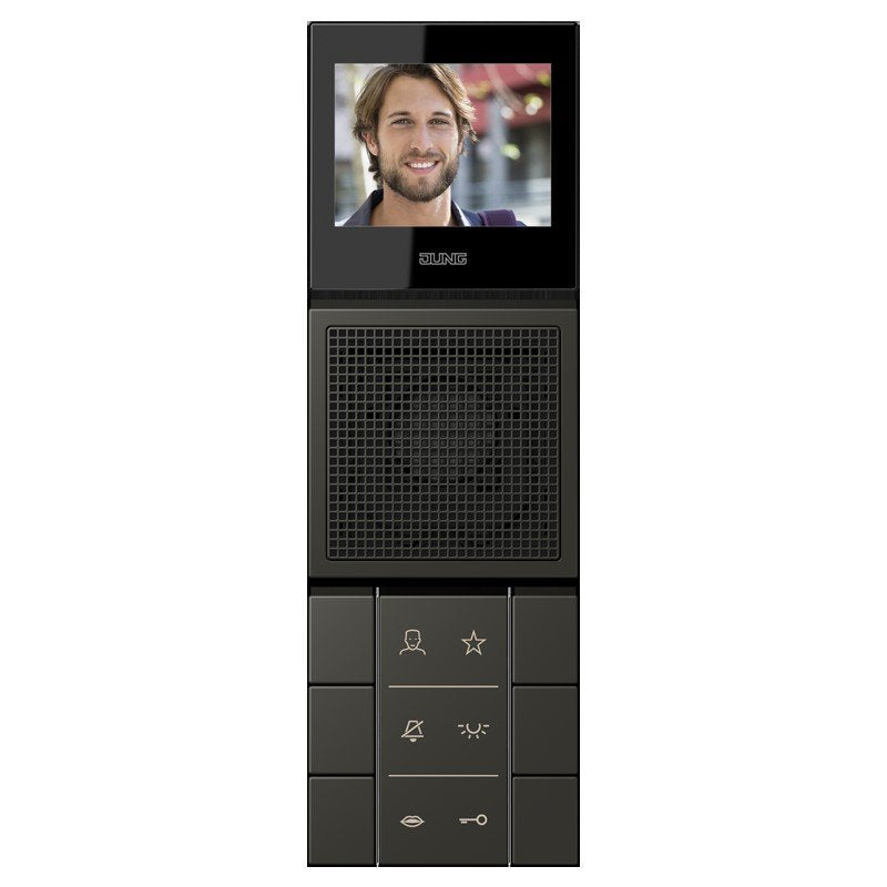 Jung - Innenstation für Türkommunikation SIB Video-Innenstation SI VI LC 627 259 LS 4320R