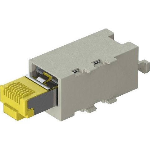 Harting - Kontakteinsatz für Rechtecksteckverbinder Han Domino RJ45 Cube, 09149452002 Domino Modul großer