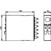 Telegärtner - Patchpanel LWL TS-Verteiler mit 6xLC-D 100022885 Keramikhülse