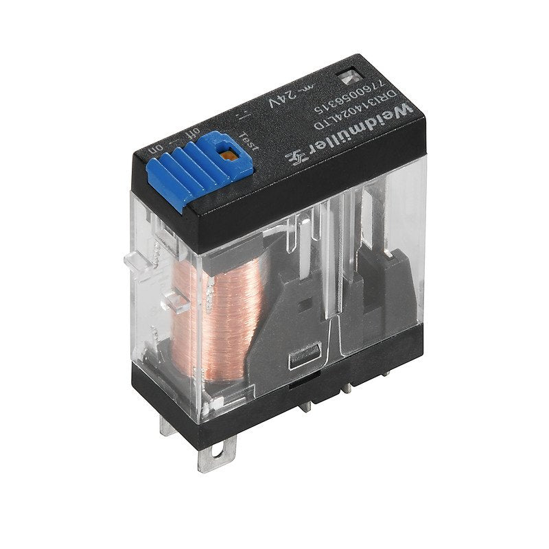 Weidmüller - Schaltrelais Miniatur-Industrierelais DRI314110LTD 110VDC 1Wechsler − 20 Stück