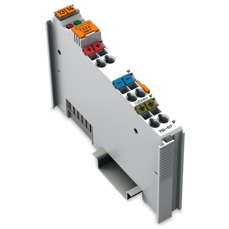WAGO - Feldbus, Dez. Peripherie - Einspeise- und Segmentmodul Potentialeinspeisung AC24V 750-617 Sicherungshalter