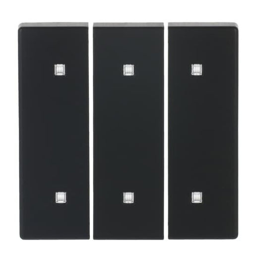 Busch-Jaeger - Abdeckung/Bedienelement für Installationsschalterprogramme Wippe 3-fach 2570-30-885 Elektroniktaster