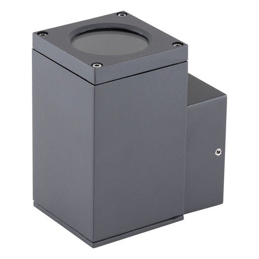 EVN Lichttechnik - Decken-/Wandleuchte Wandanbauleuchte 1flg.anth 484016N IP54 GU10 220-240V