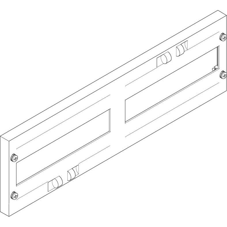 ABN - Abdeckung für Verteilerfeld Abdeckplatte FAO21N10 (VE10) 500x150mm 2FB/1RE