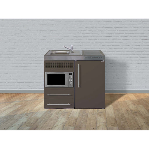 Stengel - Mini-Küche Miniküche Premiumline MPMMM100KSMWKSreBli Mokka metallic