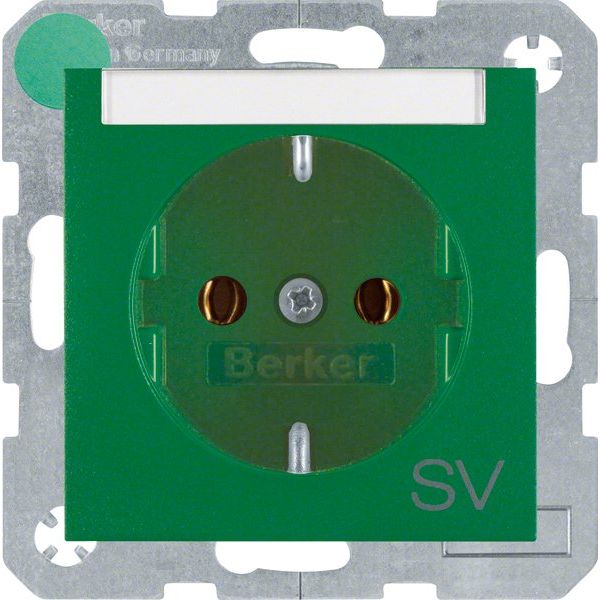 Berker - Steckdose Schuko-Steckdose gn 47501913 Aufdruck SV