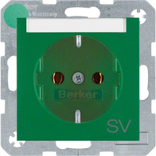 Berker - Steckdose Schuko-Steckdose gn 47501913 Aufdruck SV