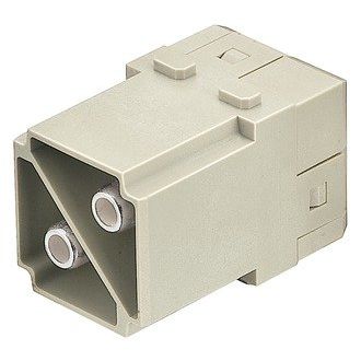 Harting - Kontakteinsatz für Rechtecksteckverbinder Doppelmodul Han 100A 09140022655 Axialschraubanschl
