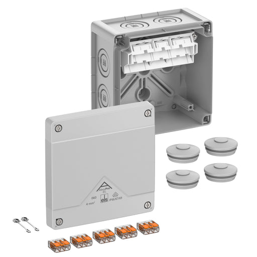 Spelsberg - Dose, Gehäuse für Montage auf der Wand/Decke Abzweigkasten Abox Pro SL-4²