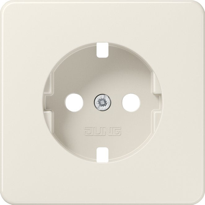 Jung - Abdeckung/Bedienelement für Installationsschalterprogramme Zentralplatte CD 1520 PL f. SCHUKO-Steckdose
