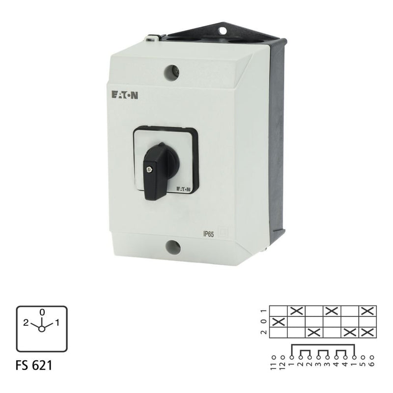 Eaton - Lastschalter Wendeschalter T3-3-20/I2