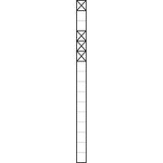 Siedle&Söhne - Kommunikations-Säule Kommunikations-Stele KS 616-1/3 SM 1,6m sil/met 1+3Mod