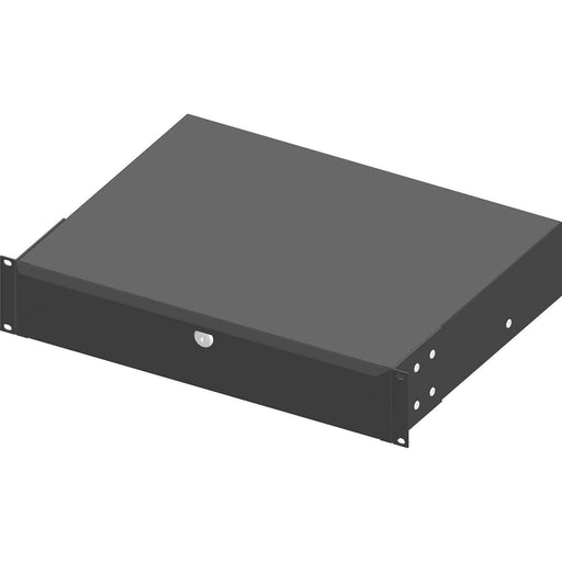 Enoc - Komponente für den Ausbau (Schaltschrank) Tastatur/Dokumentschublade TBL 02-S 445x375x90mm 2HE sw