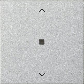 Gira - Abdeckung/Bedienelement für Installationsschalterprogramme Wippe 1-fach 538826 Alu