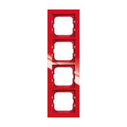 Busch-Jaeger - Abdeckrahmen Rahmen 4-fach 1724-287 rot