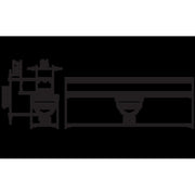 Ridi-Leuchten - Bewegungsmelder/Präsenzmelder komplett Moduleinsatz Master-Sensor VL2MF-S500#2500019SW schwarz