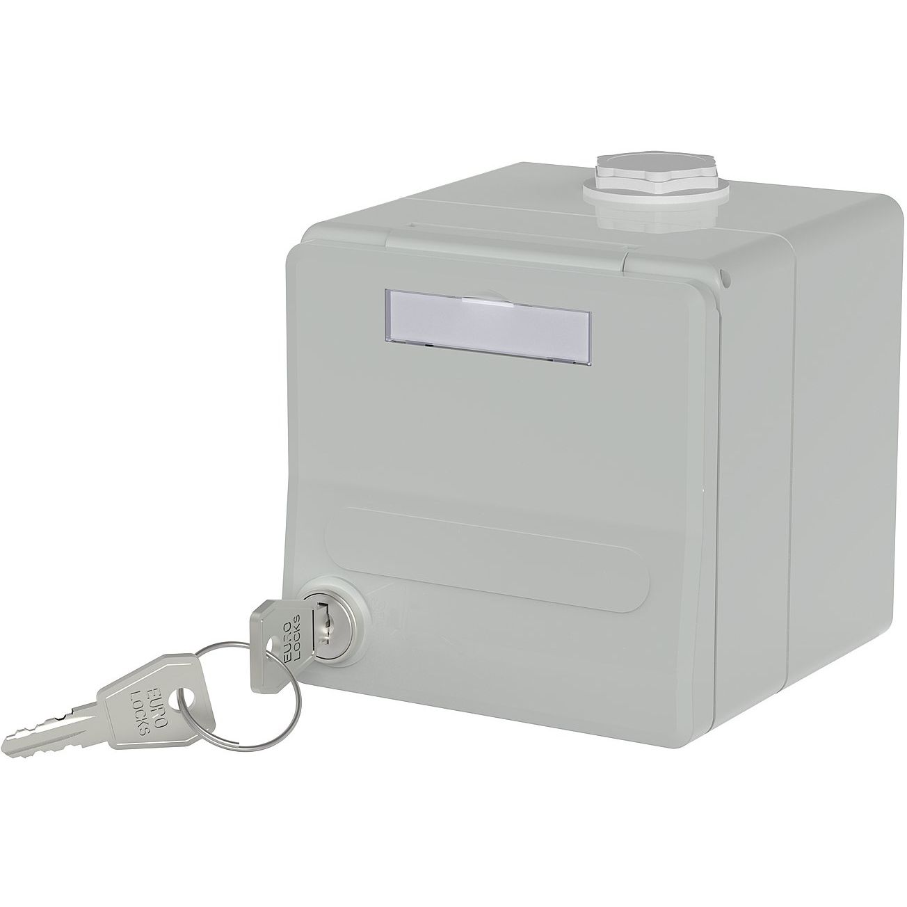 Metz Connect - Kommunikationsanschlussdose Kupfer IP44 Modul-AP-Geh. 1309470003-I grau für MC-Modul