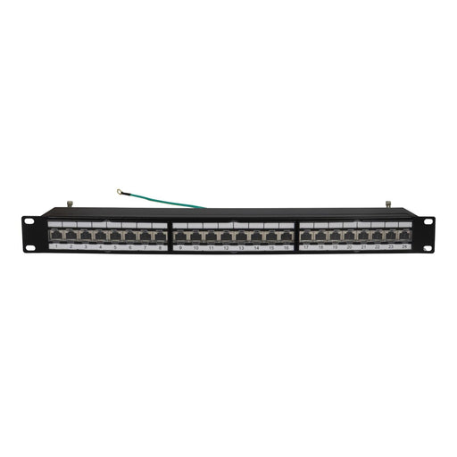 Televes - Patchpanel Kupfer Frontblende UAF24FTP6A 1HE-Panel,CAT6A FTP