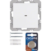 Berker - Bussystem-Hand-/Wandsender KNX-Funk Wandsender 1fach 85655288 polarweiß matt