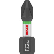 Bosch - Bit PRO Pozidriv Impact Bit, 2607002804 (VE25) PZ2 25 mm Display 10