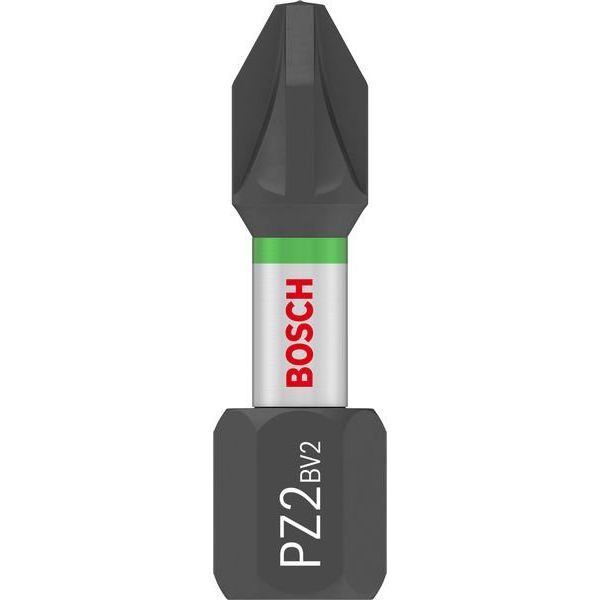 Bosch - Bit PRO Pozidriv Impact Bit, 2607002804 (VE25) PZ2 25 mm Display 10