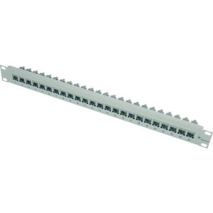 Telegärtner - Patchpanel Kupfer 19Z.-Modulträger 1HE 100007007 inkl. 24AMJ Module