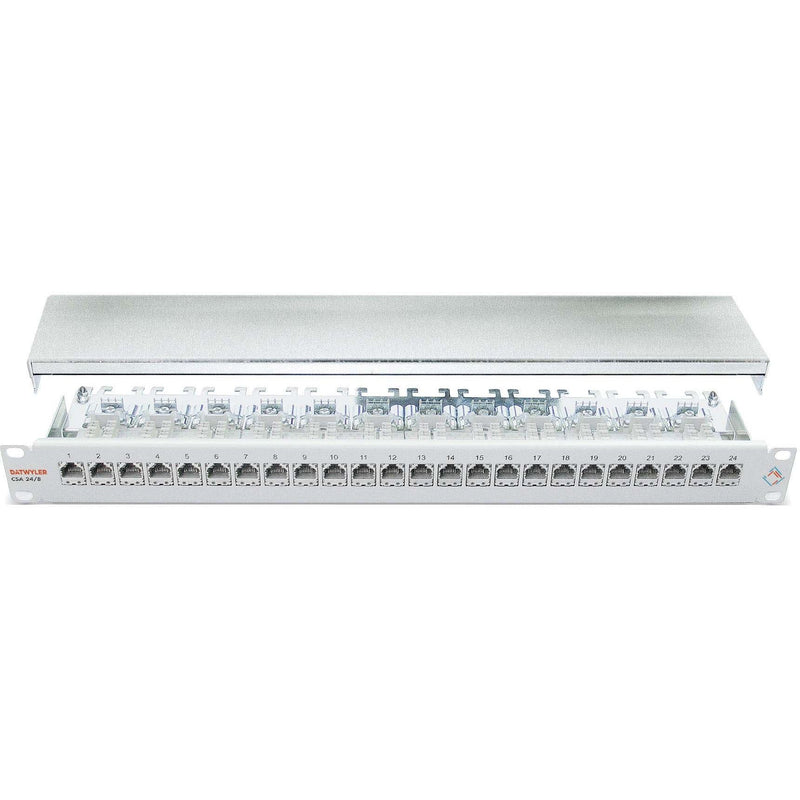 Dätwyler IT Infra - Patchpanel Kupfer Patchpanel CSA24/8 1HE 417980 Cat6A-ISO RAL7035