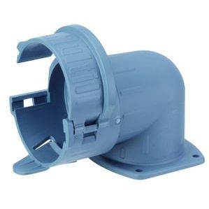 Flexa - Kunststoff-Wellschlauch-Verschraubung Flanschanschluß Multi-WFP 70gr 1teilig,Winkel