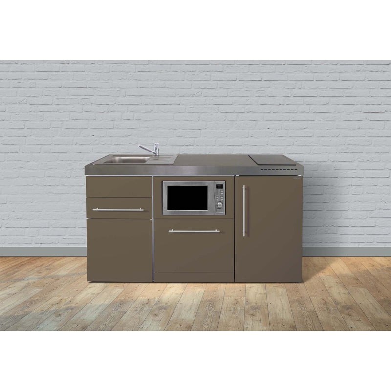 Stengel - Mini-Küche Miniküche Premiumline MPGSMMM160GSMWIKFreB Mokka metallic