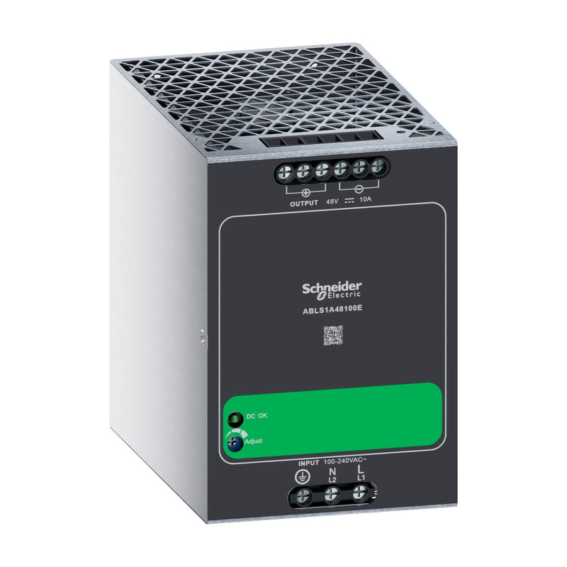 Schneider Electric - Gleichstromversorgung Spannungsv. EASY 100-240V ABLS1A48100E 48VDC 10A 1P