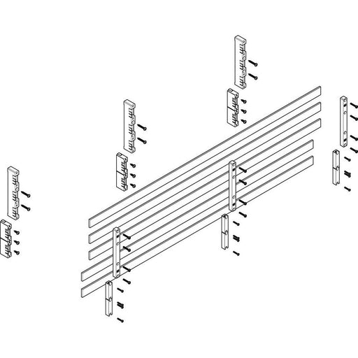 ABN - Verteilerfeld für Installationsverteiler Sammelschienen-Modul MFSC43645 flach 4FB/3RE