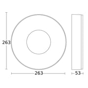 Steinel - Decken-/Wandleuchte Sensor-LED-Innenleuchte RS 200 SC ANT 3000K