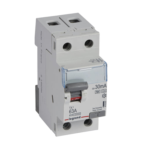 Legrand - Fehlerstrom-Schutzschalter Fehlerstromschutzschalter Legrand 411597 63A,2pol,30mA,230VAC