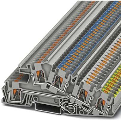 Phoenix Contact - Installations-Etagenklemme Inst.schutzleiterklemme PTI 4-PE/L/N 0,2-6qmm
